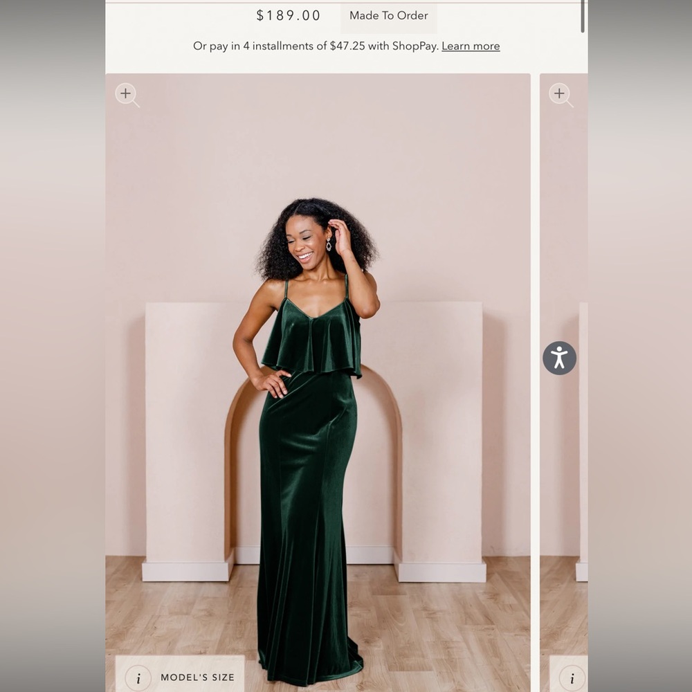 Revelry Riley 613 convertible Dress 613 emerald Velvet